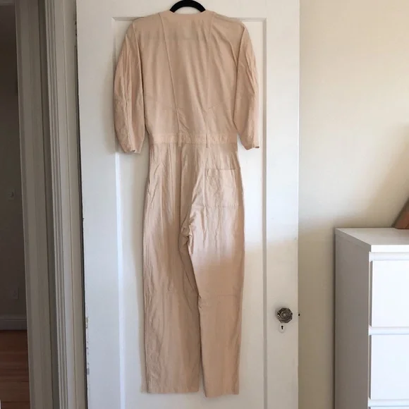 & Other Stories Asymmetrical Linen Blend Jumpsuit - Picture 7 of 7